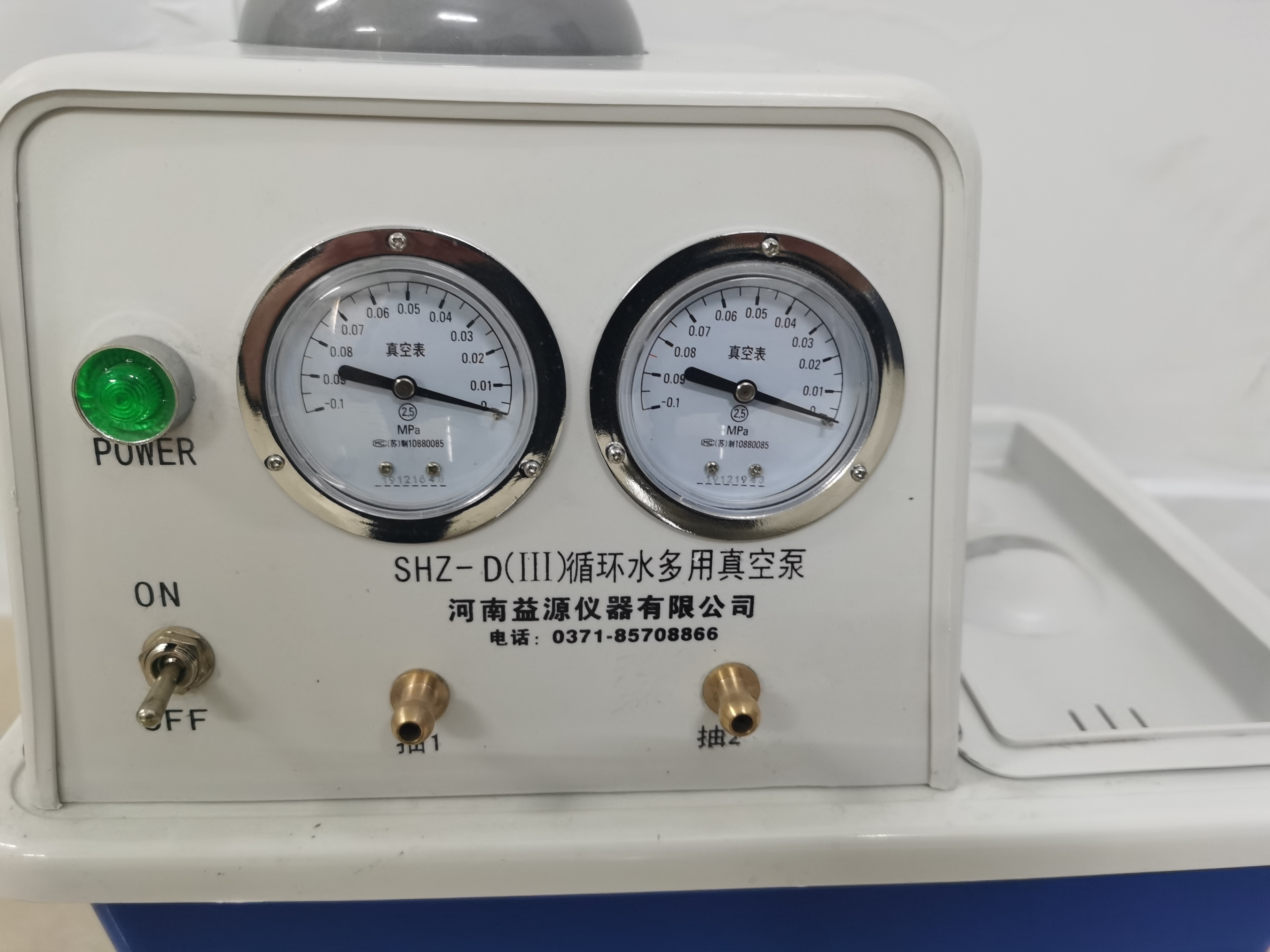 循環(huán)水多用真空泵儀表盤